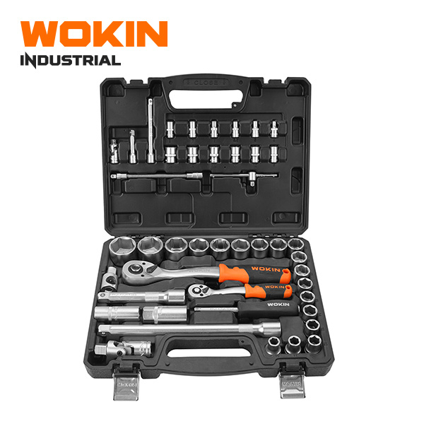 Bộ tuýp cổ 1/4″ & 1/2″ 45 chi tiết (Công nghiệp)