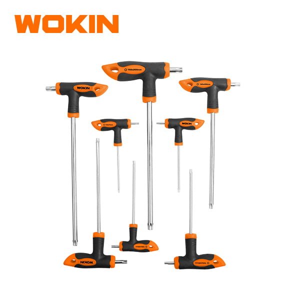 Bộ tua vít cần chữ T torx 8 chi tiết