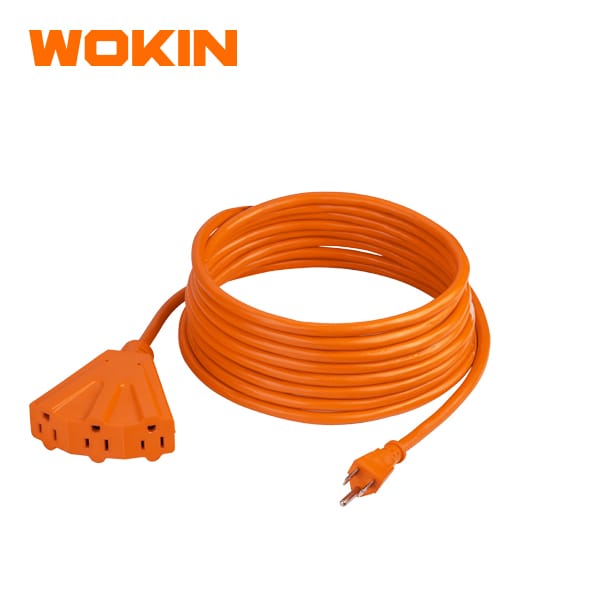 Dây điện dài có 3 ổ cắm (dùng cho điện 110–120V)
