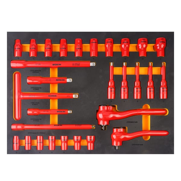 Bộ dụng cụ cách điện trên xe đẩy 69 chi tiết (Cao cấp) - ảnh 2