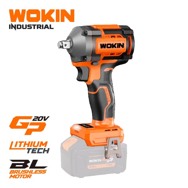 Súng siết bu lông dùng pin 20V Li-Ion không chổi than 500 N.m (Công nghiệp)