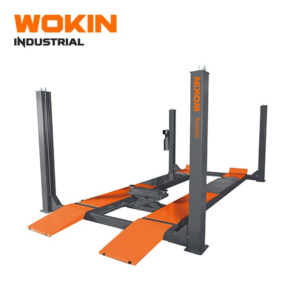 Cầu nâng 2 trụ 5 tấn có đế (Công nghiệp)