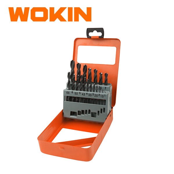 Bộ mũi khoan xoắn HSS 19 chi tiết